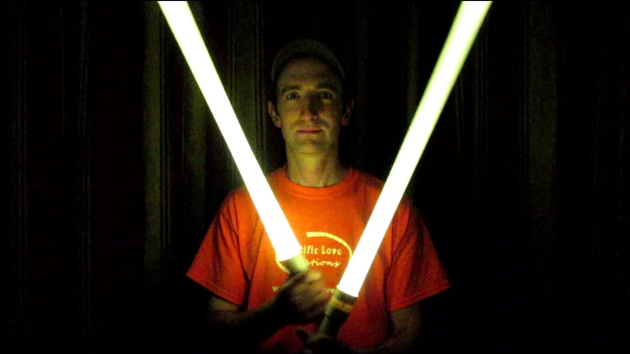 Easy to make Star Wars Lightsaber with PVC pipe