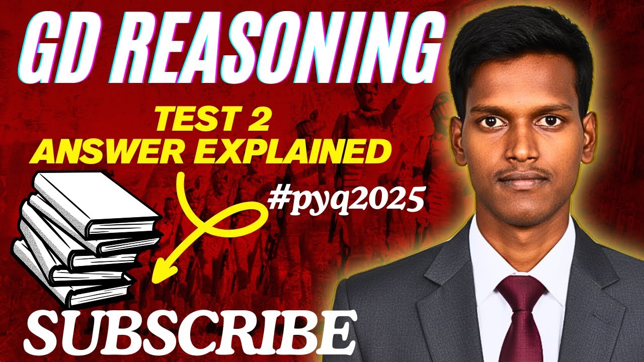 gd test 2 answer explained in tamil