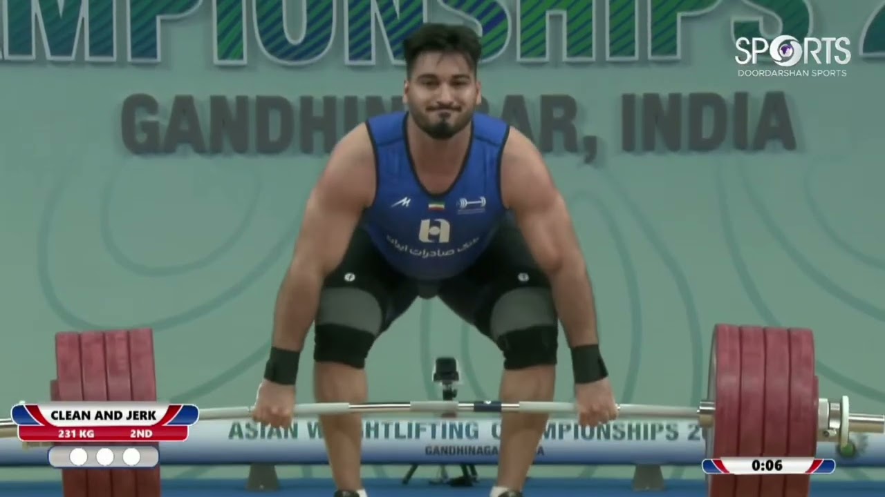 2026 Asian Weightlifting Championship/Alireza Nasiri 🇮🇷 All Lifts / Clean and jerk gold medal
