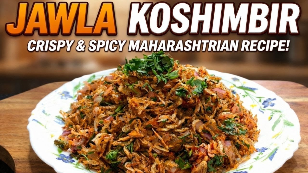 Jhatpat Jawla Koshimbir | Authentic Kokani Jawla Salad | Quick & Healthy Coastal Recipe