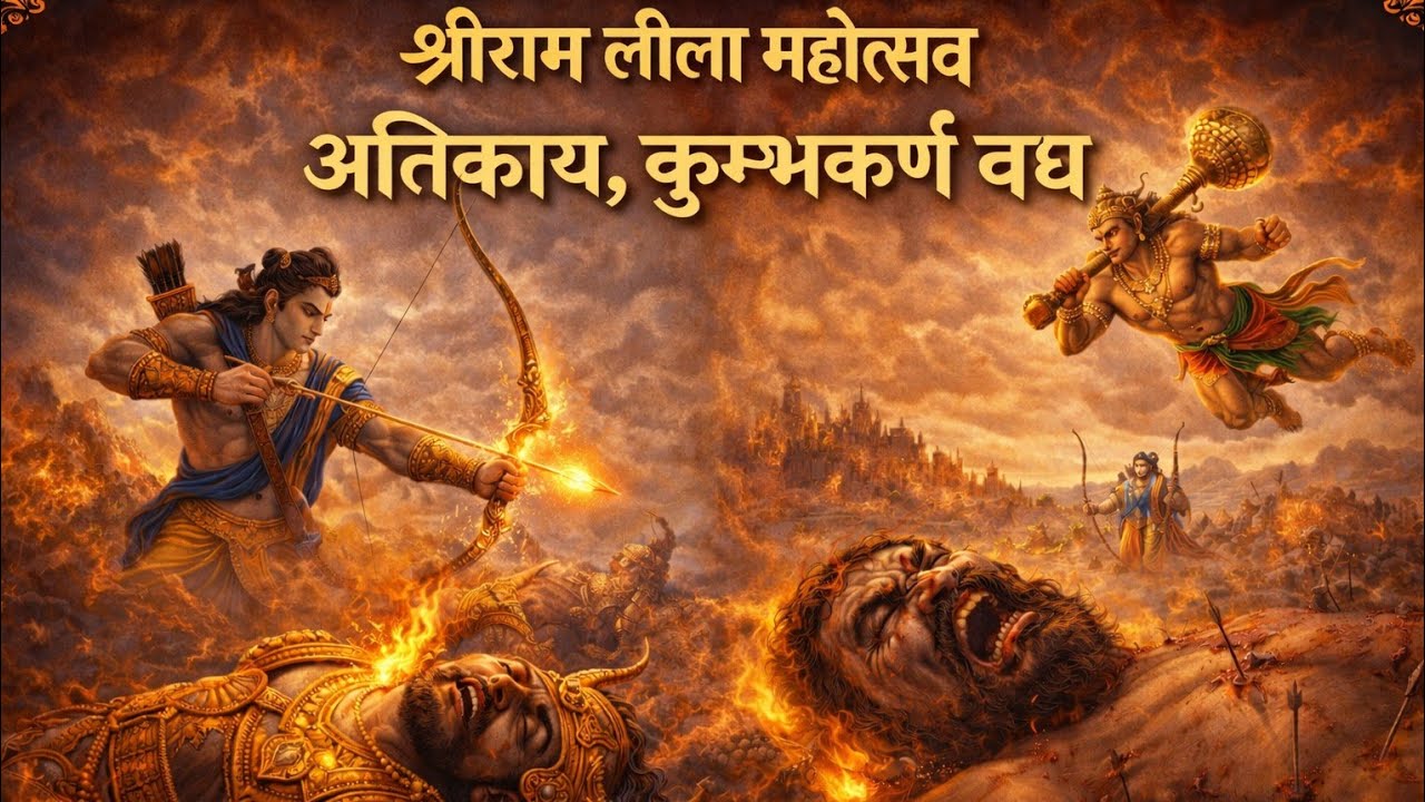 अतिकाय व कुम्भकर्ण वध || Historical Chalit Ramleela Vidisha 