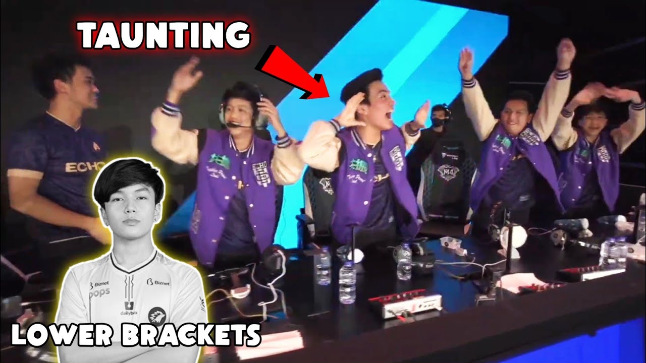 ECHO YAWI Taunting The Crowd After Beating Onic ESPORTS..😳