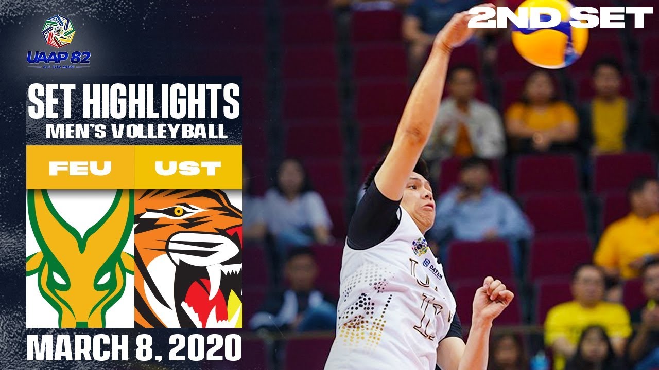 FEU vs. UST - March 8, 2020 | Set 2 Highlights | UAAP 82 MV