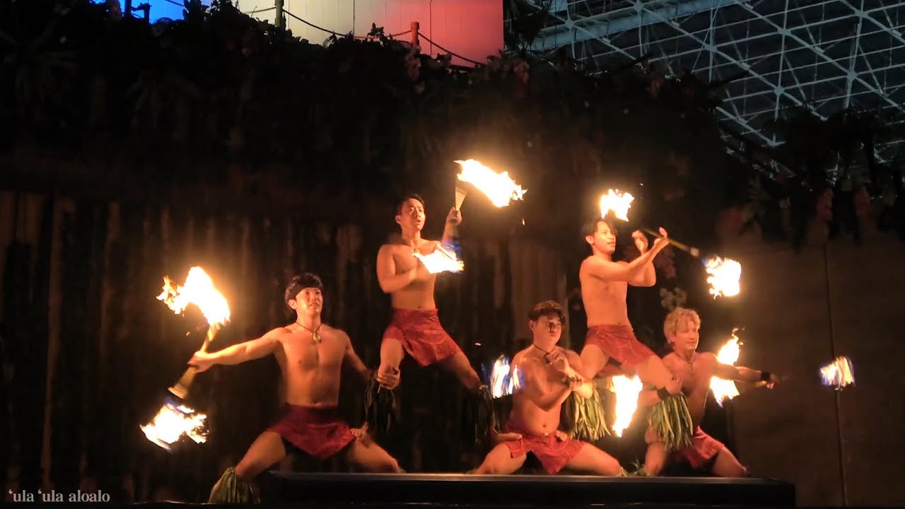 ファイヤーナイフダンス・シバオラの単独ショー Oae Ie Toa  20250811 ハワイアンズ  SivaOla