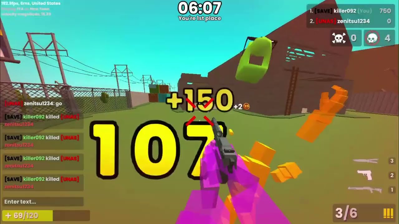 Kour.io an INSANE 1v1 between [SAVE]killer092 and [UNAS]zenitsu1234