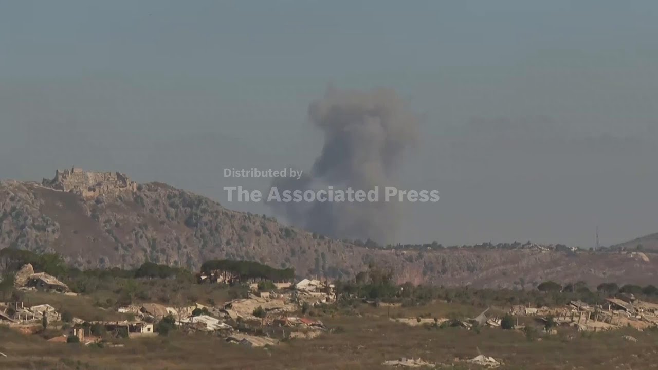Smoke seen rising as Israel continues to strike southern Lebanon