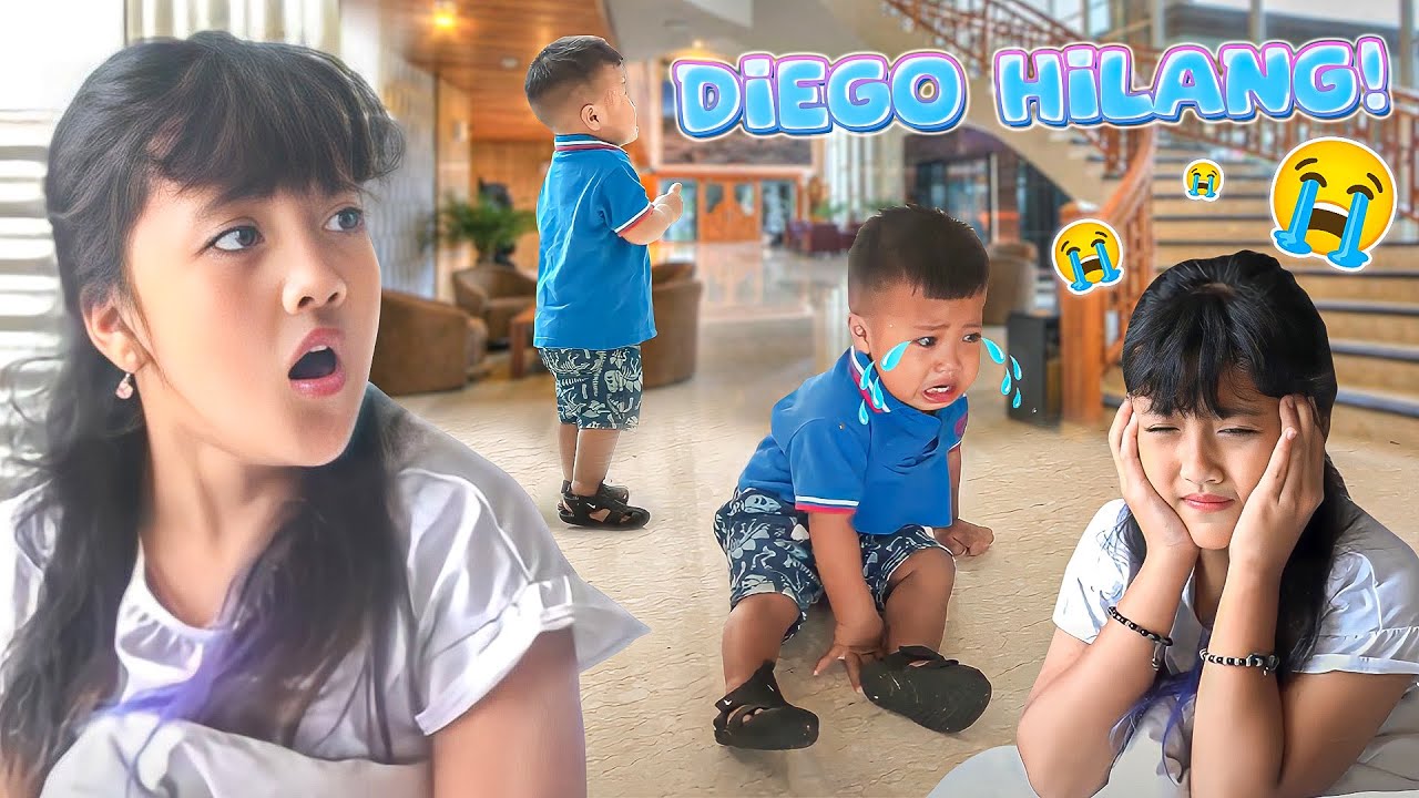 DINAR SEDIH, ADIK DIEGO HILANG SAAT LIBURAN KE HOTEL..🥺😭 SEMUA ORANG PANIK😭 #trending #viral