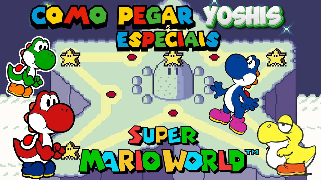 Como Pegar Yoshis Diferentes no Super Mario World