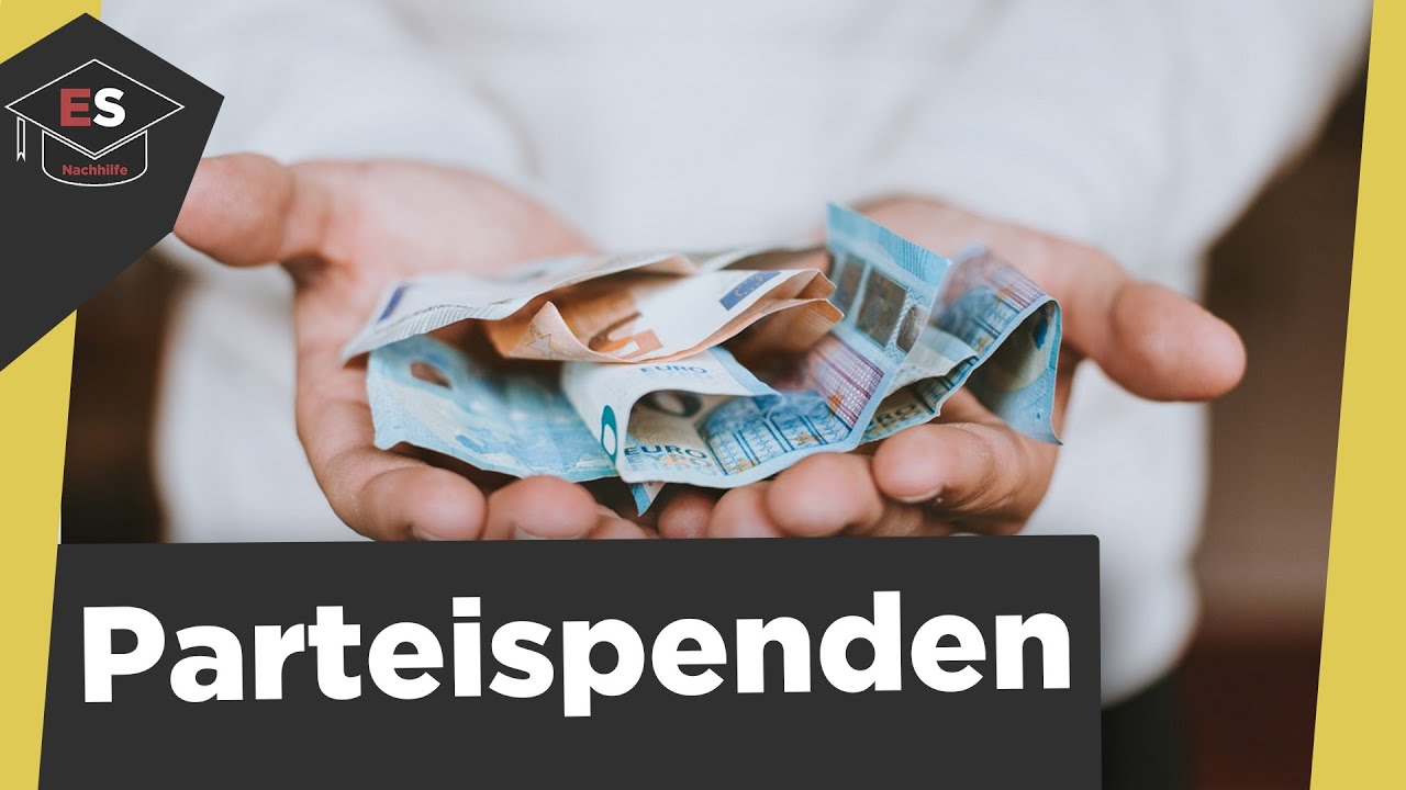 Parteispenden - Wer darf spenden - Parteifinanzierung - Kritik am Spenden - Parteispenden erklärt!