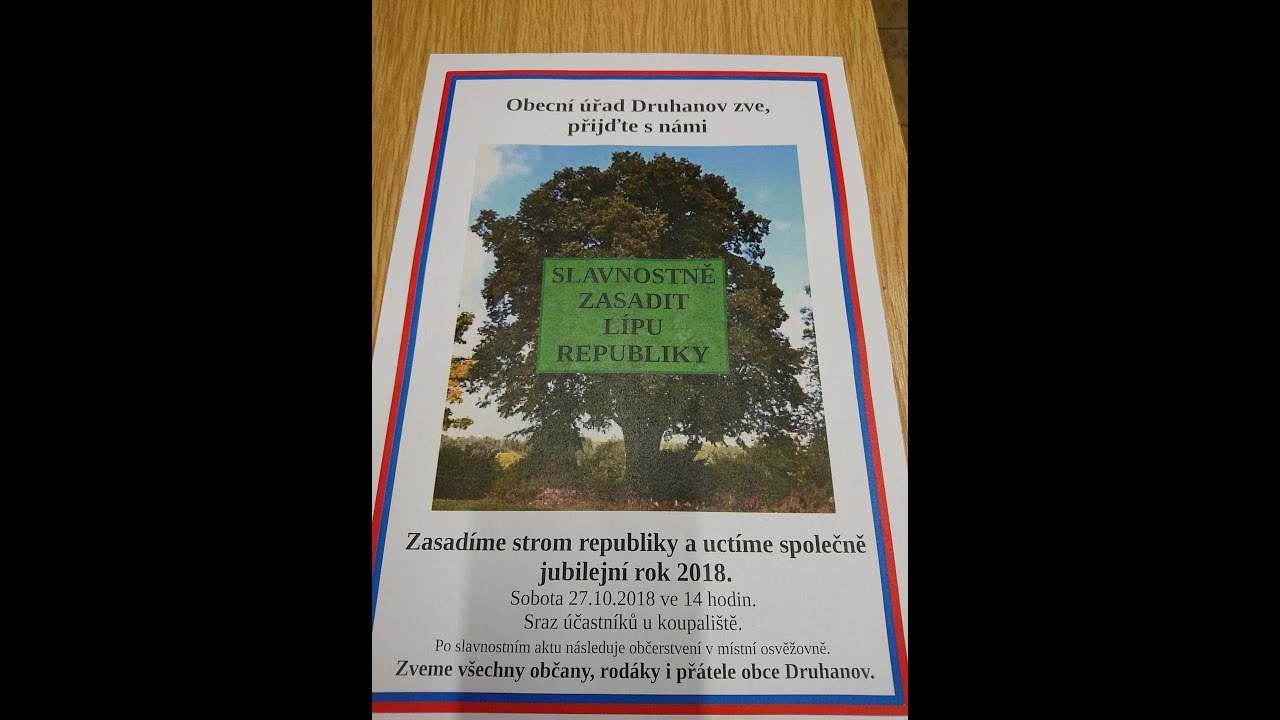 Strom republiky a ocenění hasičů Druhanov 2018