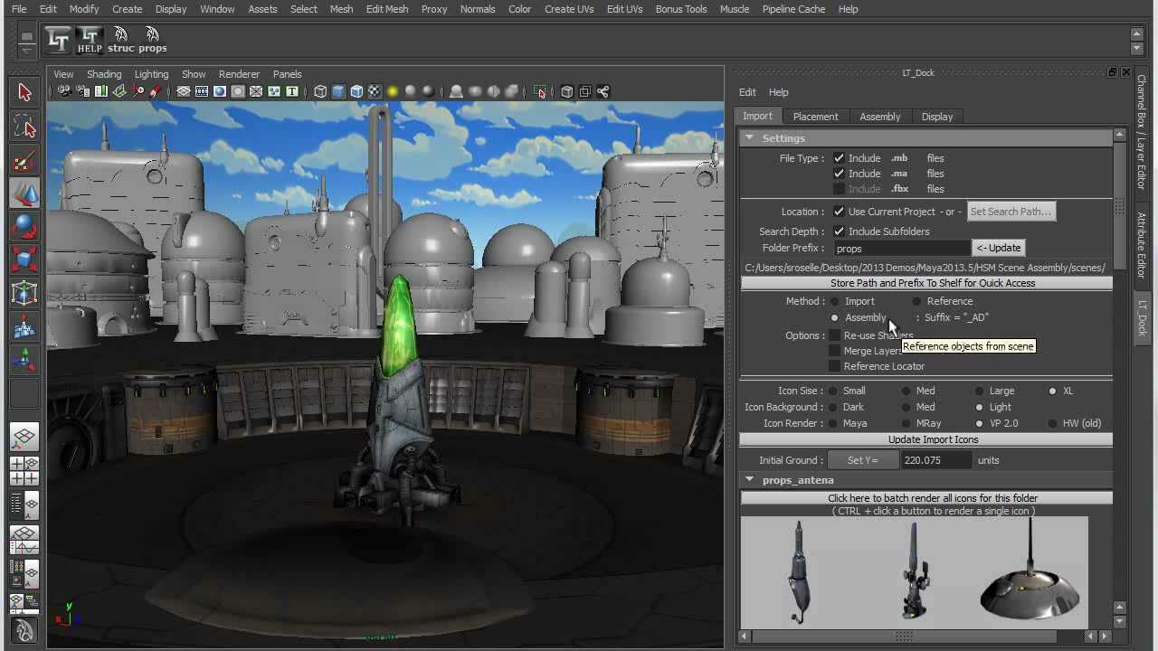 Maya 2013 Extension Release: Scene Assembly