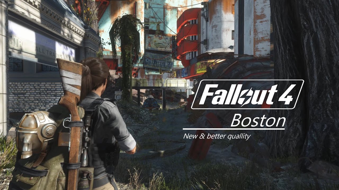 Relaxed walk through Boston | Fallout 4