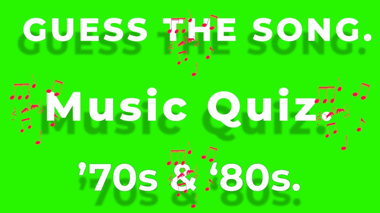 70s & '80s.  Music Quiz. Challenge your Music Knowledge Name the song from 10 second intro.
