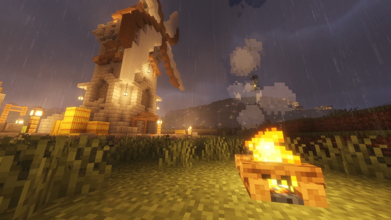 shh... cozy campfire | 4 Hour Relaxing Minecraft Ambience