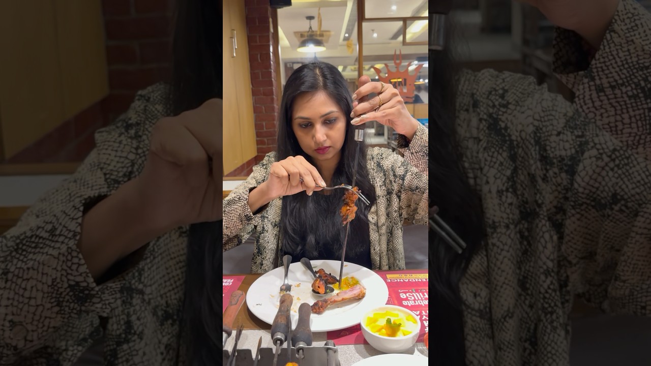 Barbeque Nation ko lootne ka Ninja Tarika 😳 #shorts #barbequenation #unlimitedfood #buffetfood