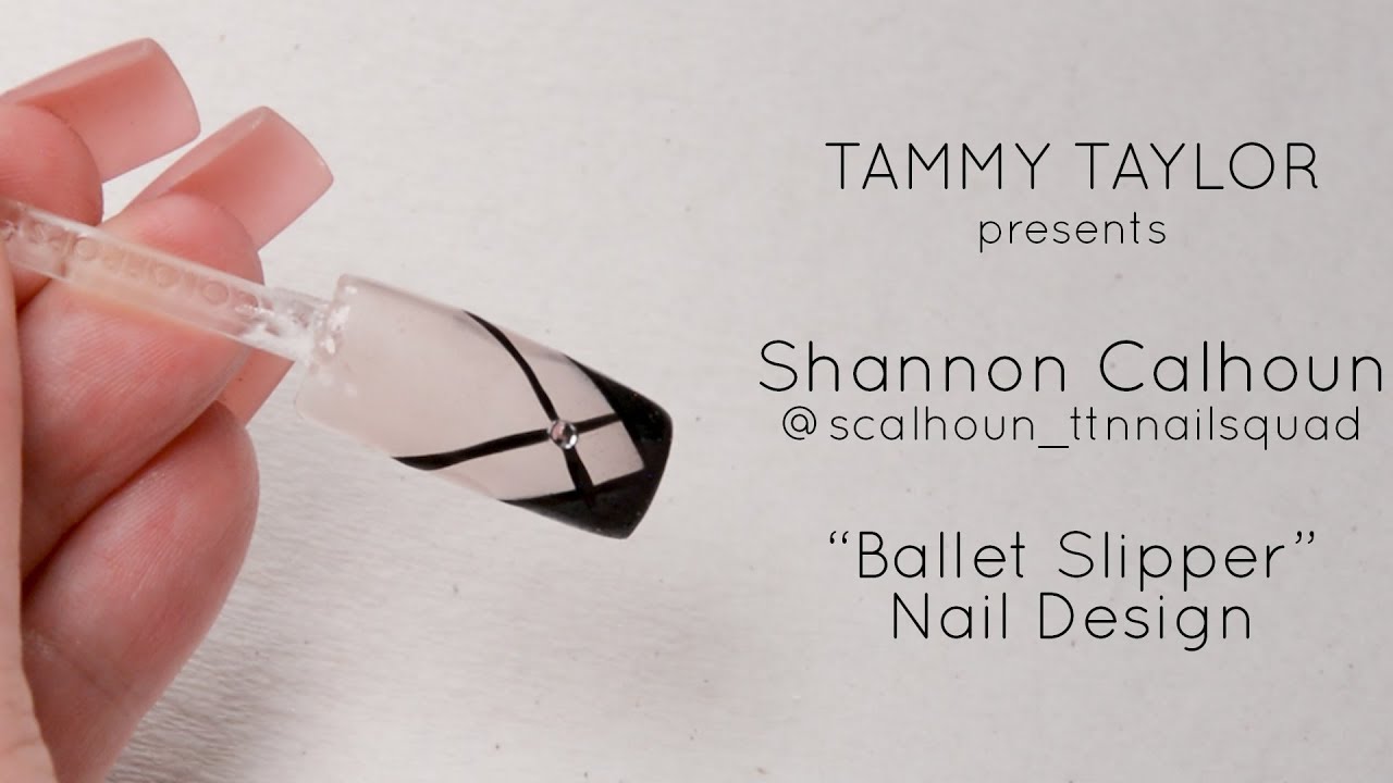 ❤ Tammy Taylor presents Shannon Calhoun Ballet Slipper Nail Design