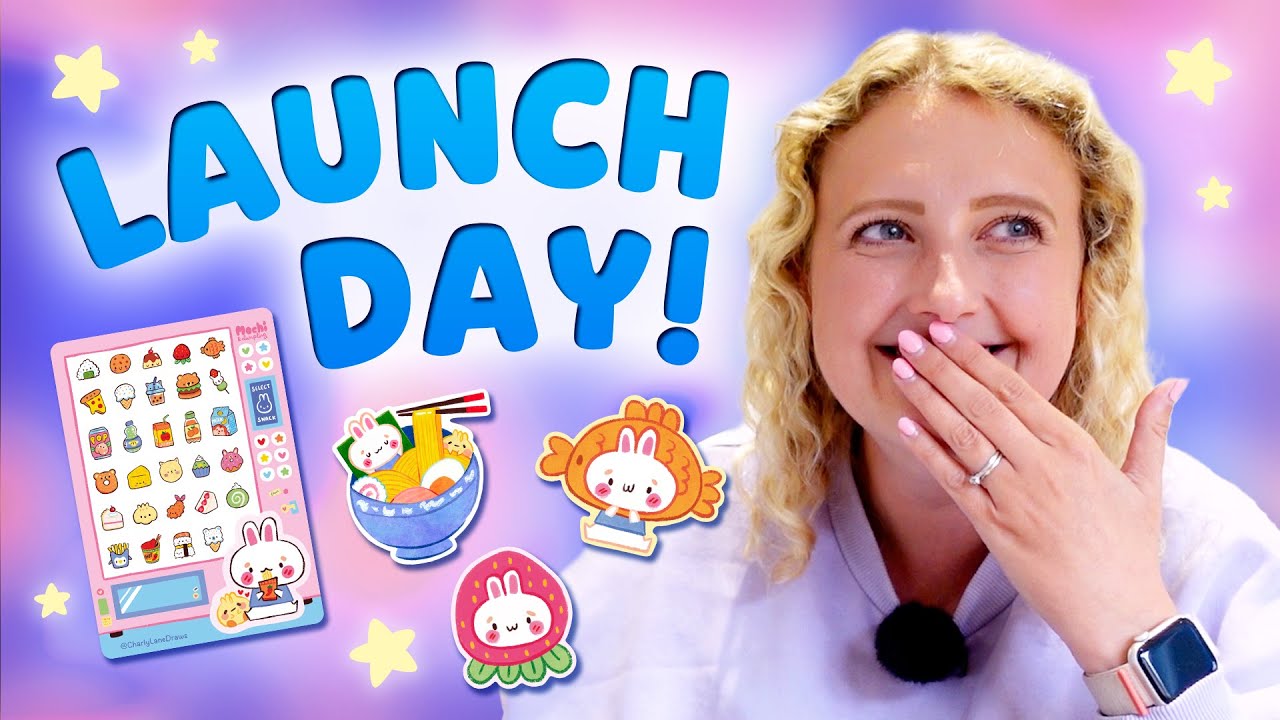 Shop Launch Day 🍡 Mochi & Dumpling Collection + Imposter Syndrome chat ⭐️ STUDIO VLOG
