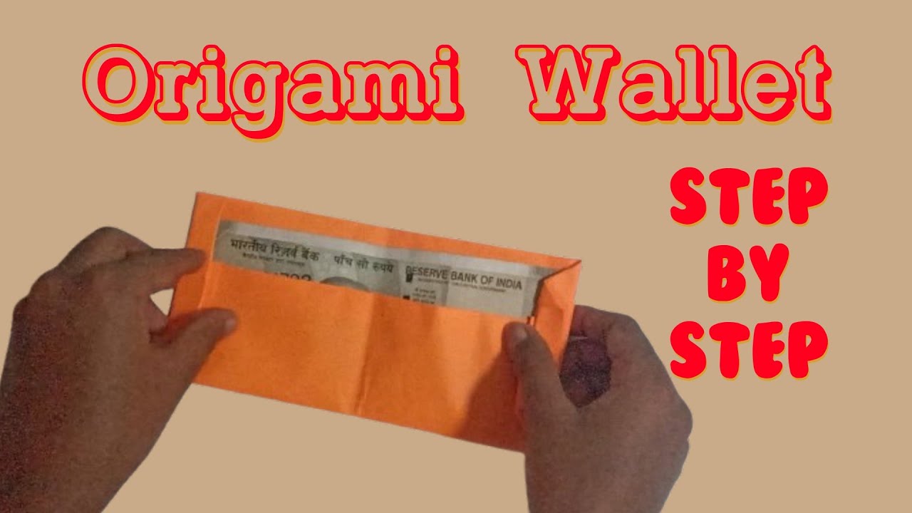 Easy Paper Wallet Origami | Fun & Useful Craft Idea
