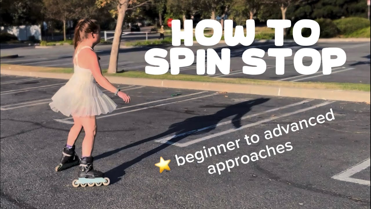 Spin Stop Tutorial 💞 become a stopping master on Inline Skates!