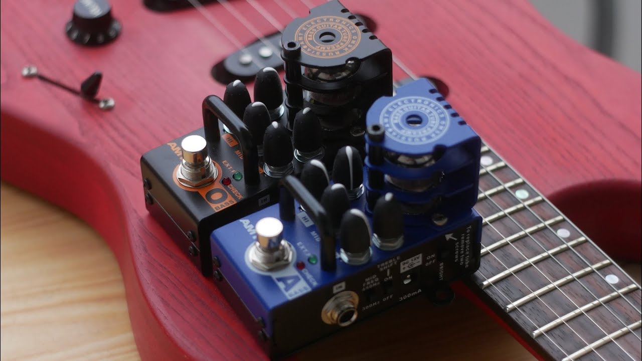 Gear Review: AMT Brick Bass preamps for Guitar!? Does it work? (A Bass, O Bass)
