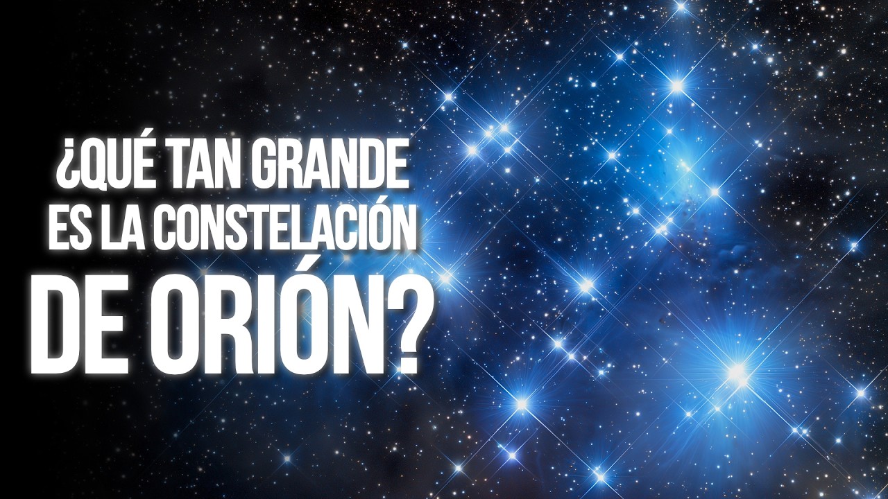 ¿Qué tan grande es la constelación de Orión?