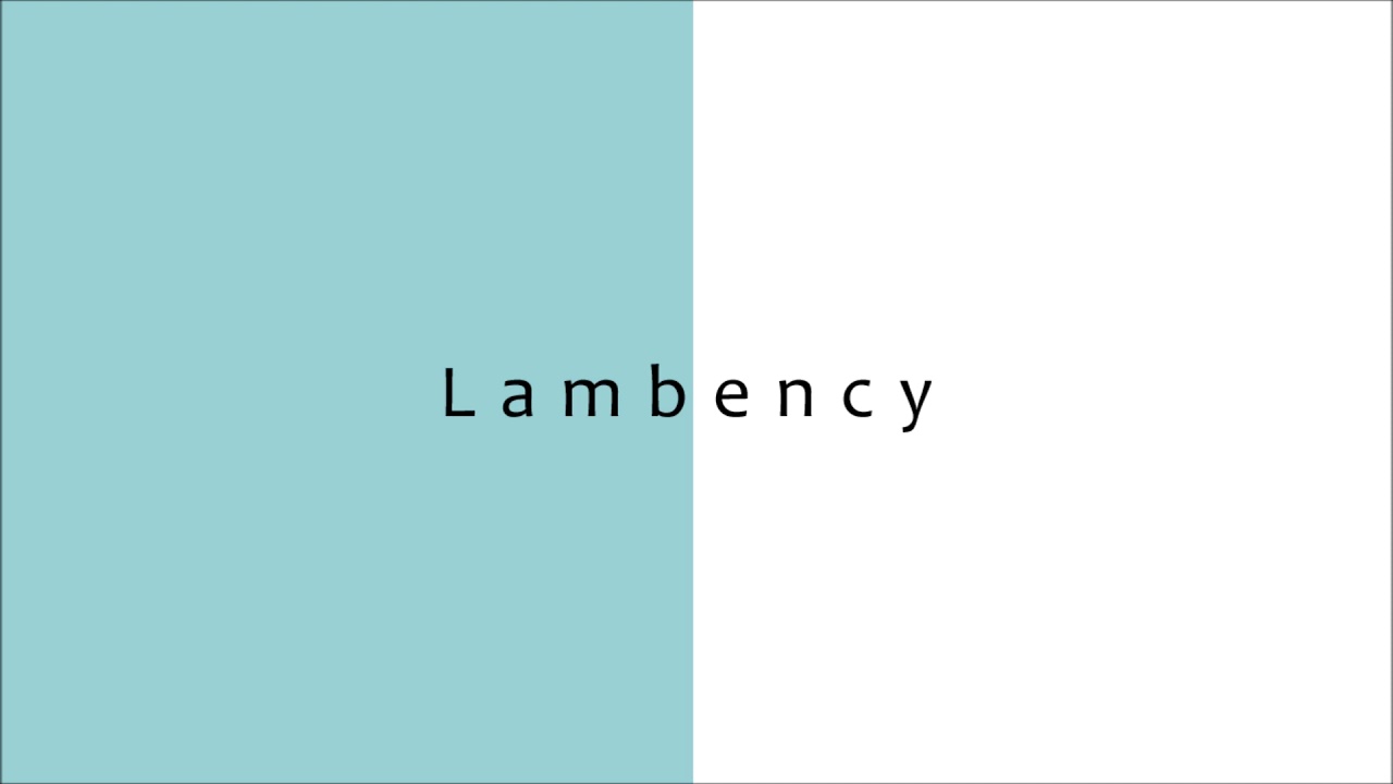 Lambency / スペクタクルP feat 初音ミク