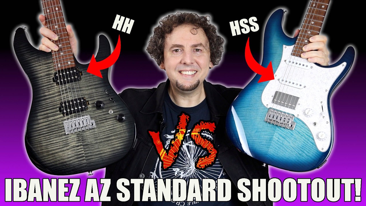Ibanez AZ Standard Shootout | Should you buy the HSS or the HH model? In-depth Guitar Comparison