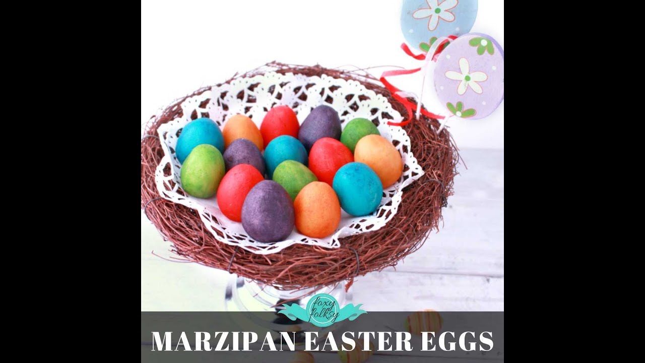 Colorful Marzipan Easter Eggs &ndash; Fun & Easy DIY Easter Treats