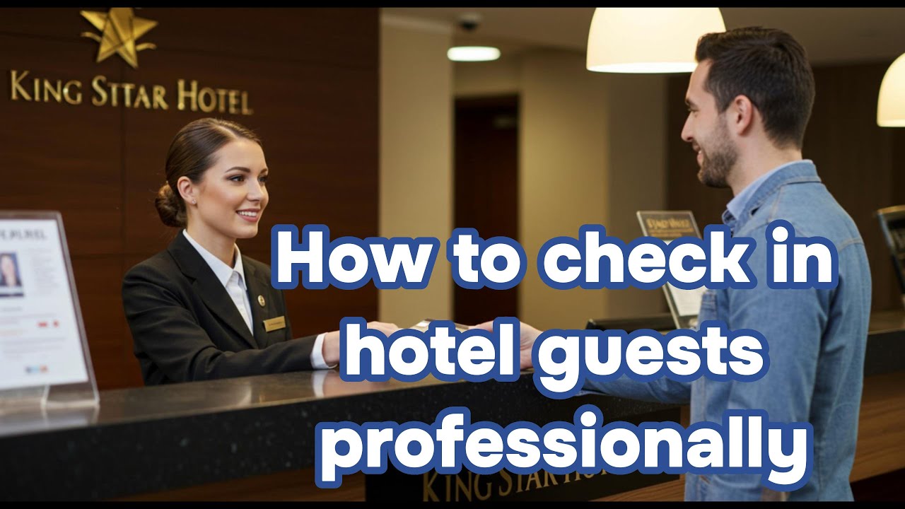 How to Check In Hotel Guests Professionally | Hotel Staff Training  [@HotelProSOP]
