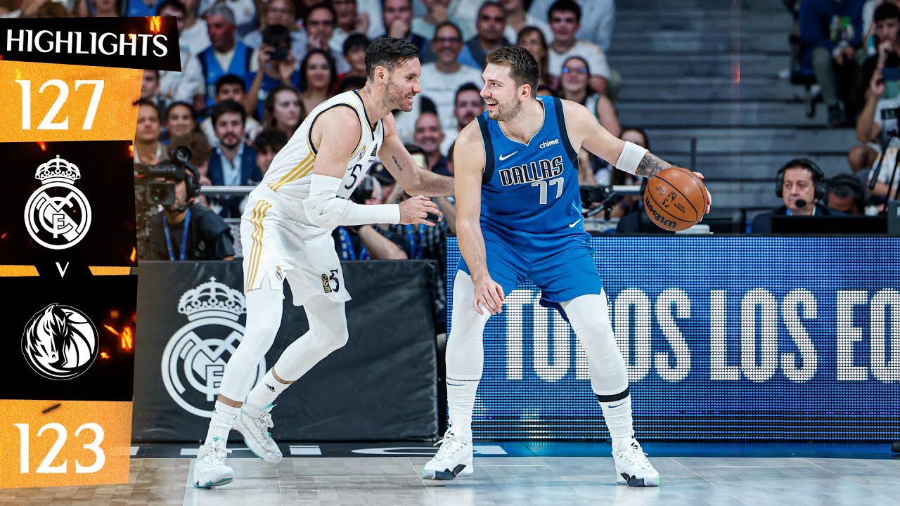 Real Madrid 127-123 Dallas Mavericks | Amistoso