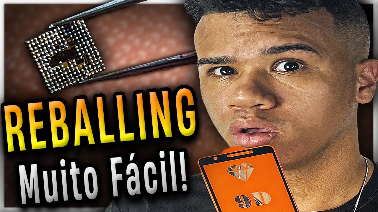 Jeito Mais Fácil de Fazer Reballing no Conserto de Celular! (Melhor Método!)