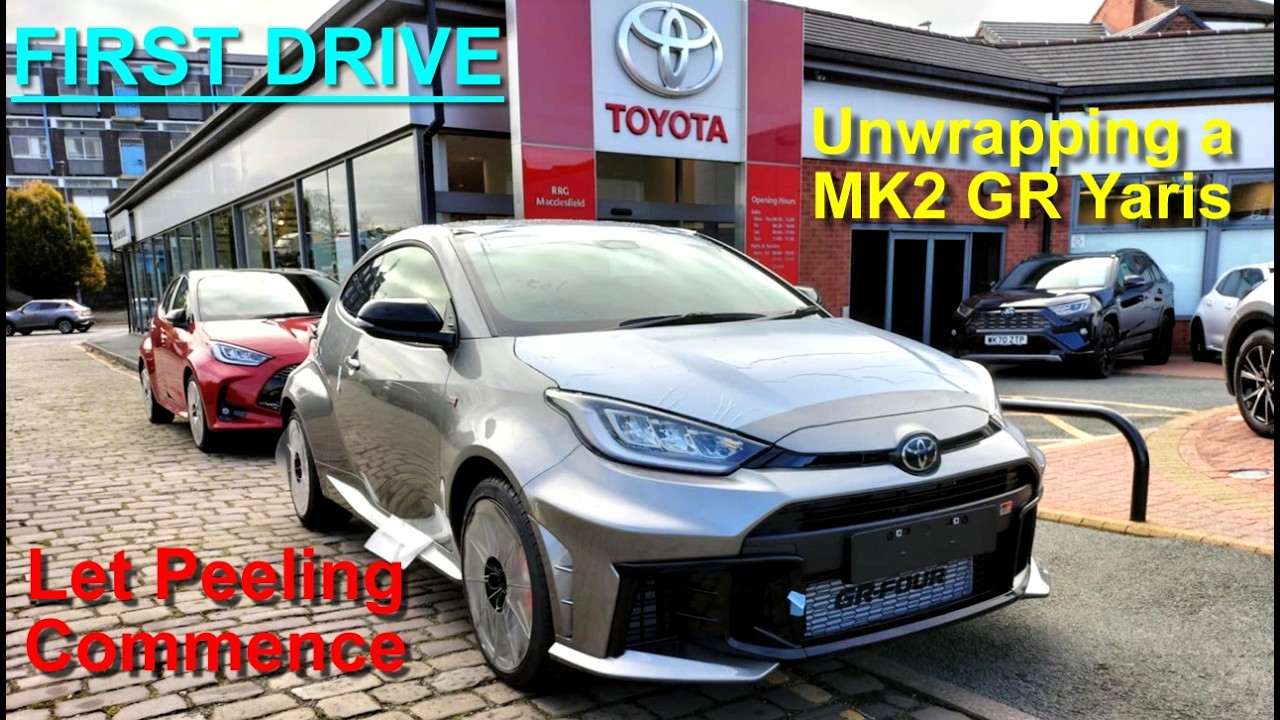 НОВЫЙ Toyota GR Yaris MK2 — распаковка и снятие защитных пленок, а также бонусный драйв