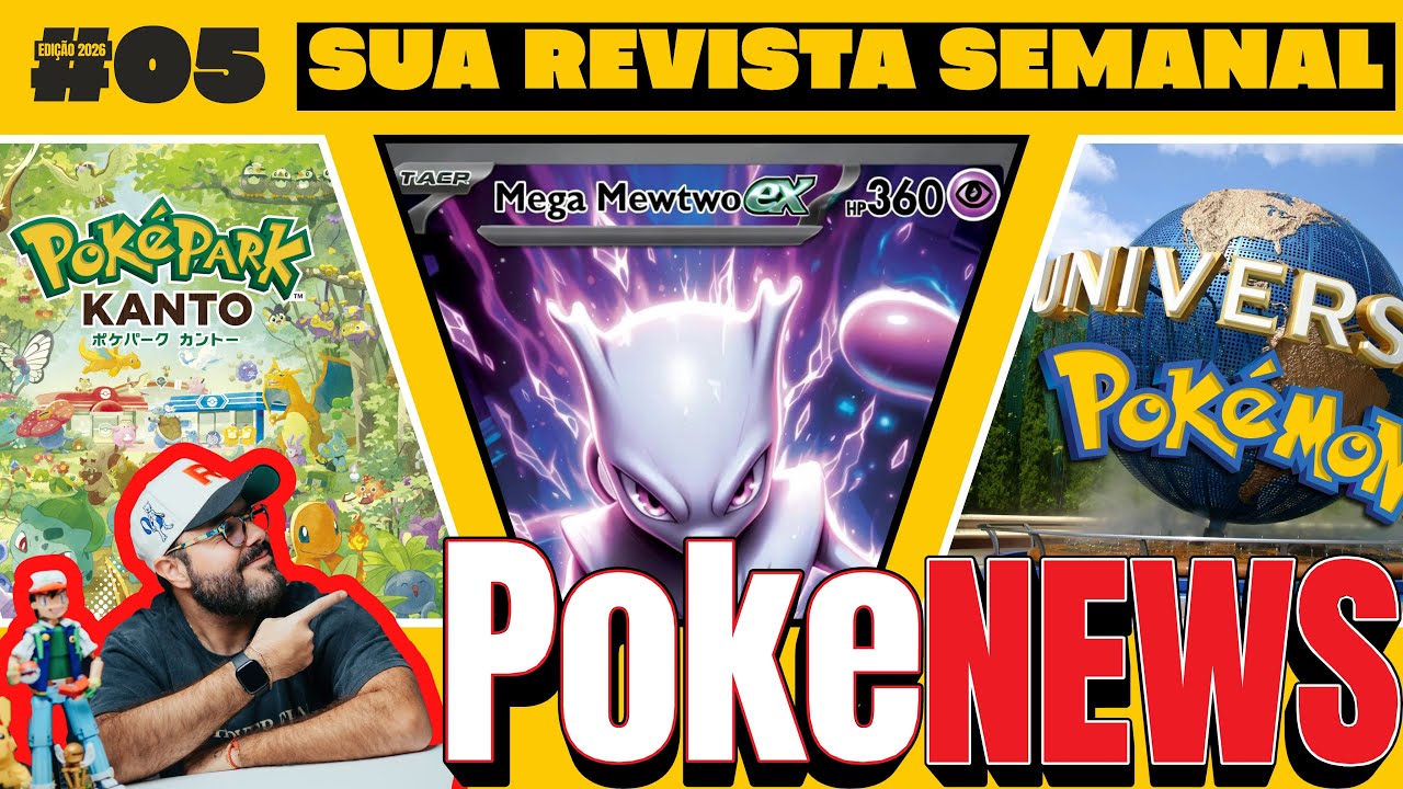 POKÉNEWS ⚡ Pokémon na Universal Studios | Focos nas Mega Evoluções | PokéPark Kanto chegando ai!!!