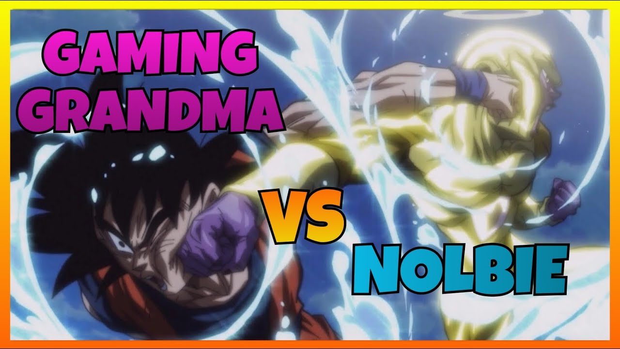 DBFZ - GAMINGGRANDMA vs NOLBIE gameplays (Base Goku, SSJ Goku, A. 17 vs Teen Gohan, Frieza, Krillin)