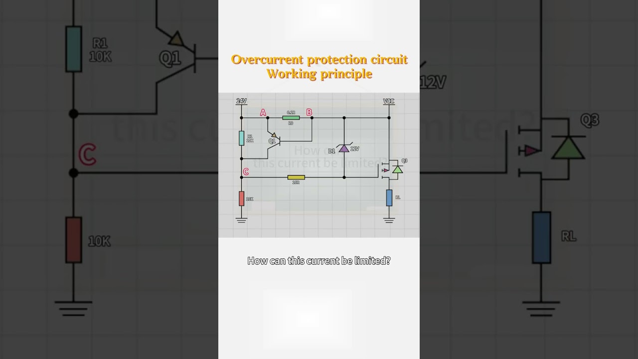Working principle of overcurrent protection circuit #slkor #automobile #engineering  #electrical