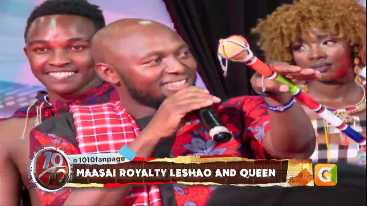 Maasai Royalty Leshao and Queen represent the Masaai culture in their music
