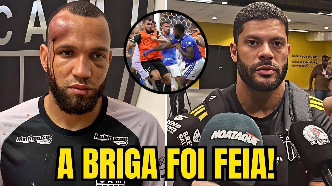 🚨 NOSSA! OLHA A CONFUSÃO NO FIM DE CRUZEIRO X  ATLÉTICO MG! VEJA O QUE HULK FALOU DEPOIS!