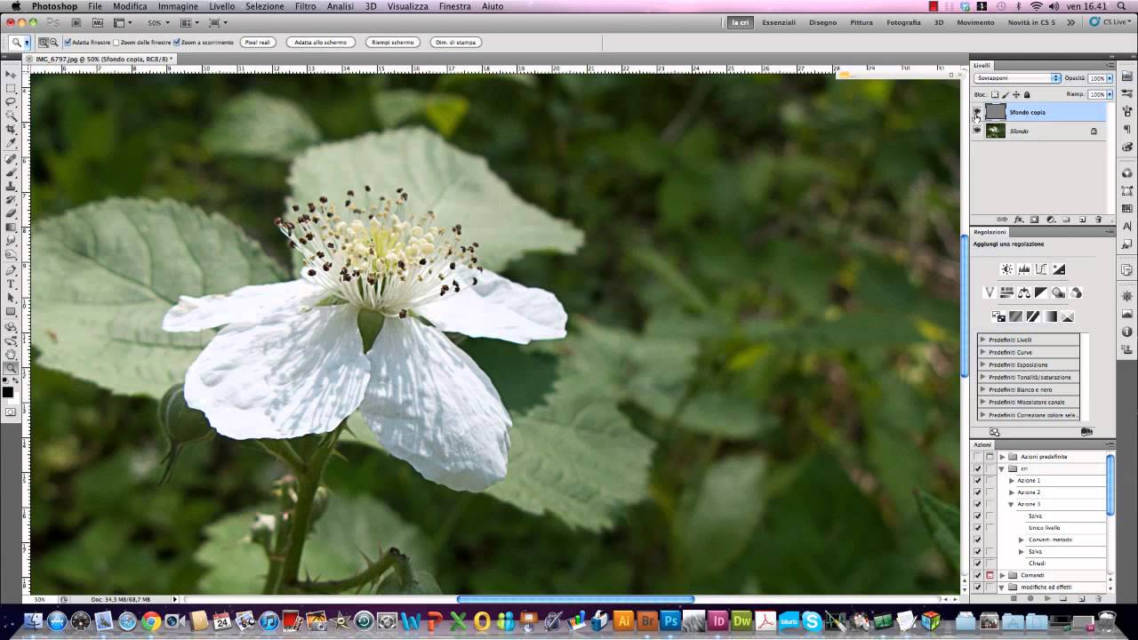 Photoshop - Aumentare la nitidezza con il filtro Accentua Passaggio