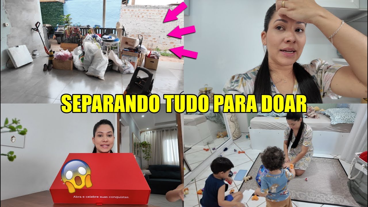 COMEÇAMOS A MUDANÇA + SEPARANDO TUDO PARA DOAR| Juliane Jocoski
