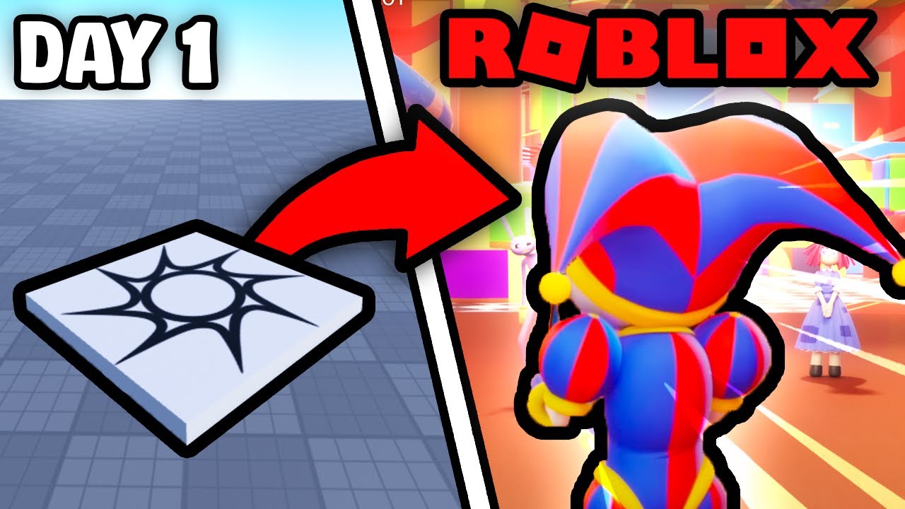 I Spent 100 Days Making The Amazing Digital Circus On Roblox