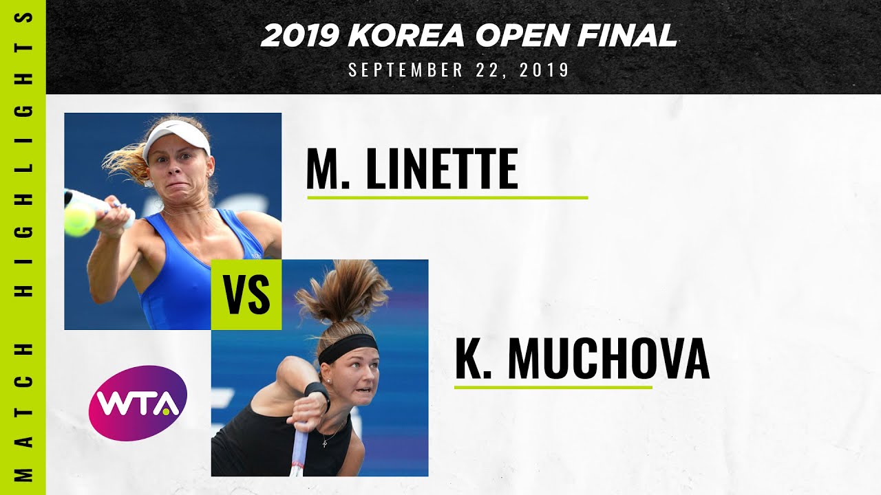Magda Linette vs. Karolina Muchova | 2019 Korea Open Final | WTA Highlights