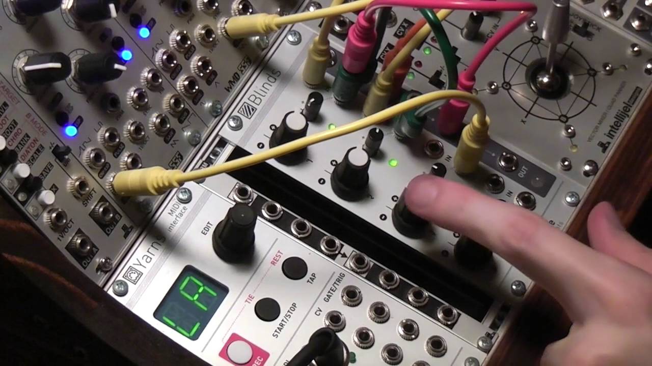 Modular Patching 1 - Blinds Crossfader