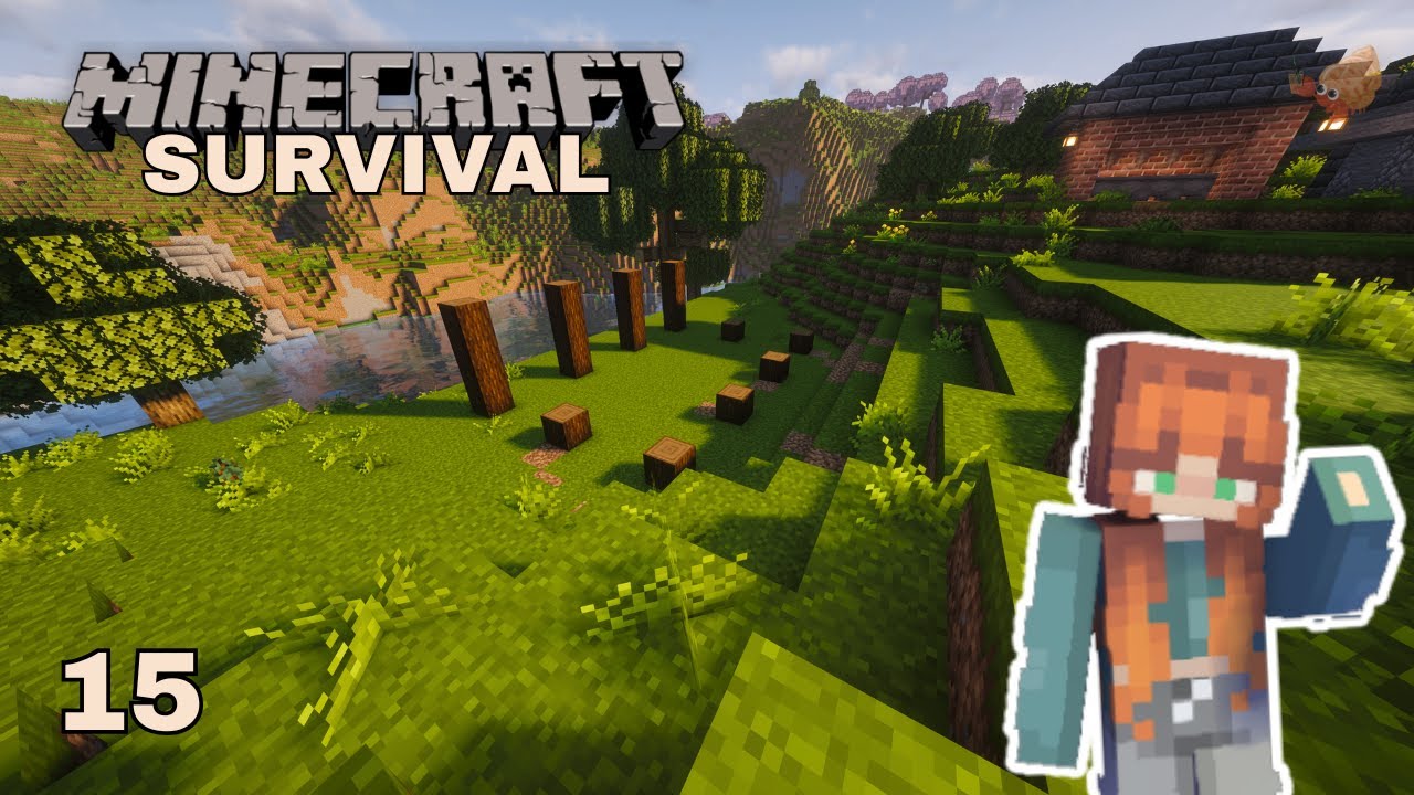 Terraforming & Prepping for My Next Build | Minecraft Peaceful Survival Longplay 15 (No Commentary)