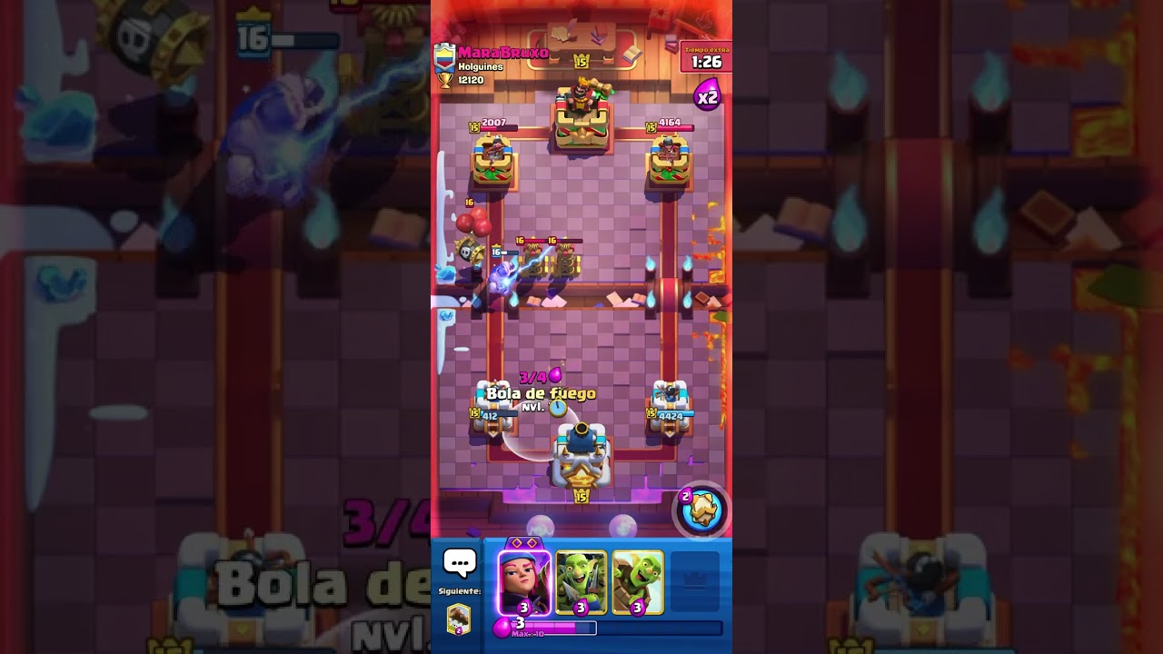 Remontada épica 😎🔥🤣 suscríbete para más videos #clashroyale #suscribete #clashroyaleshorts 