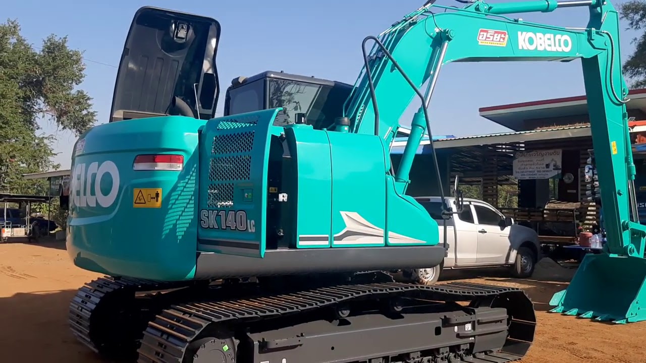 พาดูเครื่อง ปั้ม ห้องเก่ง แพ โป๊ะ kobelco sk140lc-11 บุ้งกี๋ ชมไป บ่นไป excavator EP.7939