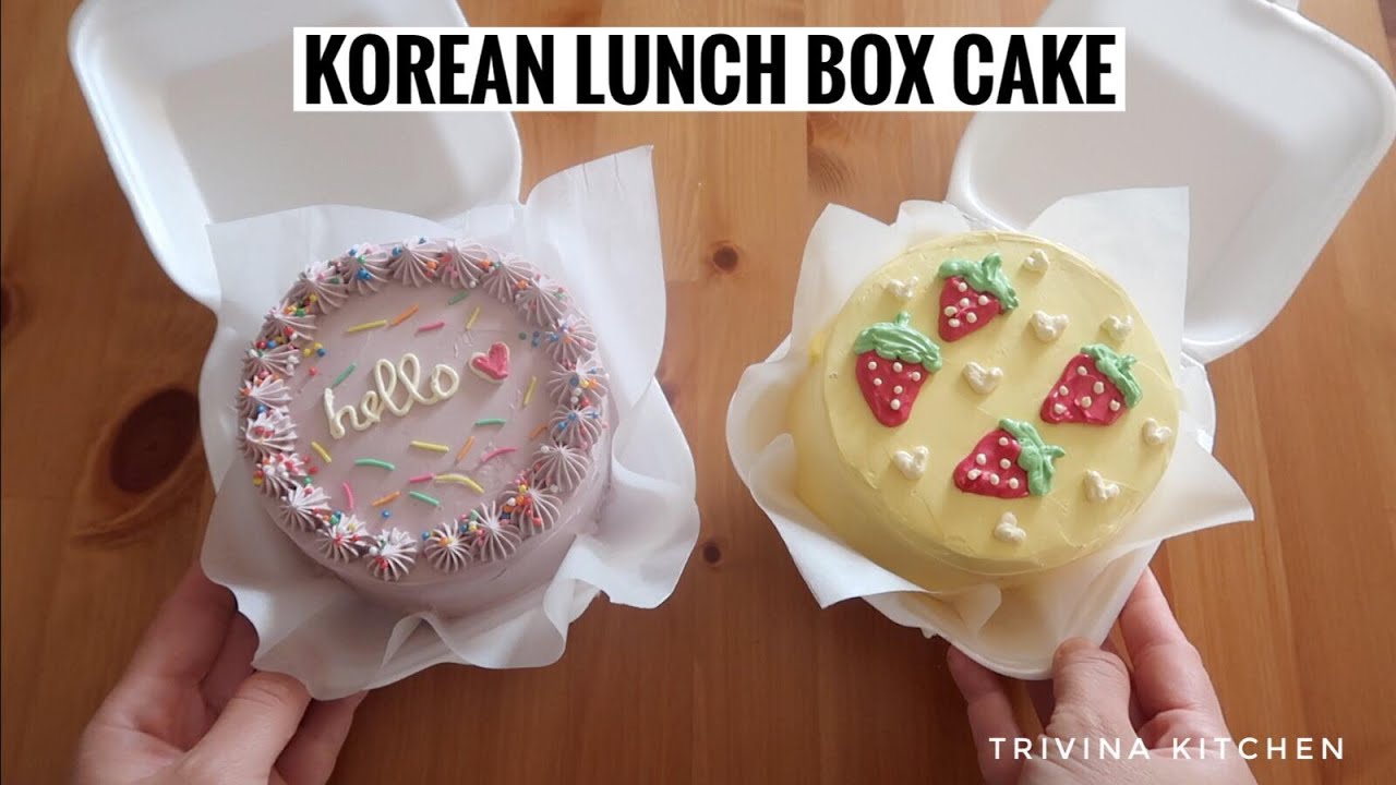 LUNCH BOX CAKE Yang Lagi Populer di KOREA | Populer Lunch Box Cake