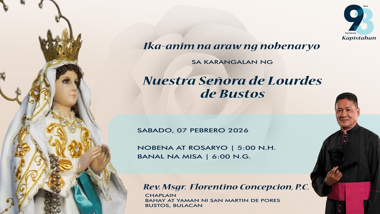Banal na Misa | 07 Pebrero 2026, 6:00 N.G.