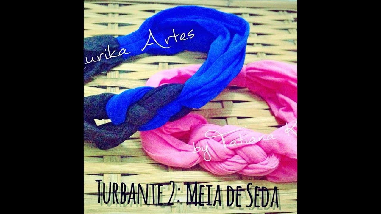 Turbante 2: Trançado de Meia de Seda by Tatiana Karina