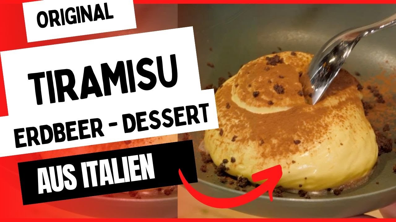 So gelingt Tiramisu immer! 👨‍🍳 Das perfekte Dessert mit Crumble & Erdbeeren wie in Italien😋🍓