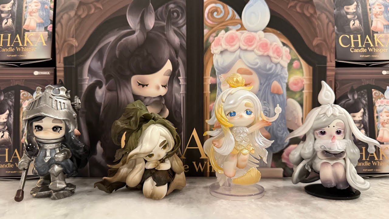 ASMR - Chaka Candle Whisper Series Figures - PopMart- Build with me (Part 1)